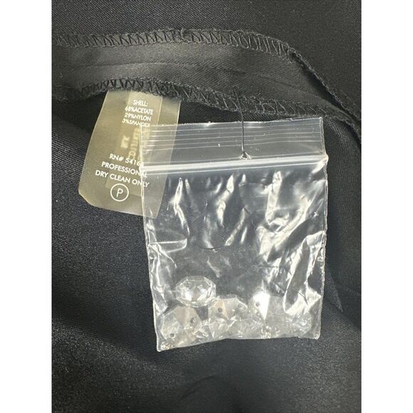 12 Calvin Klein One Shoulder Diamond Style Crest Dress CD1J1KE8 Women 12 NEW NWT - Picture 5 of 7